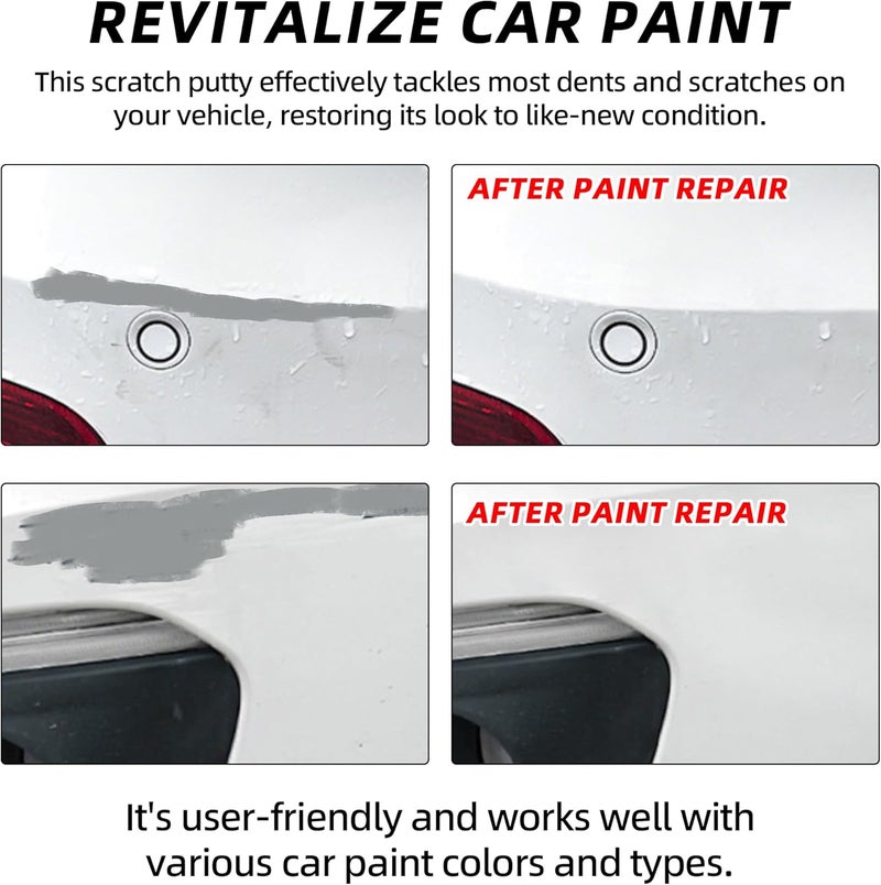 Calvana (2 Pack) 20g Car Body Filler Repair Kit, Automotive Putty Scratch Filler, Quick-Drying Formula for Minor Touch-ups, Ideal for Car Paint Scratch Removal and Rust, Includes Repair Tools - Image 5